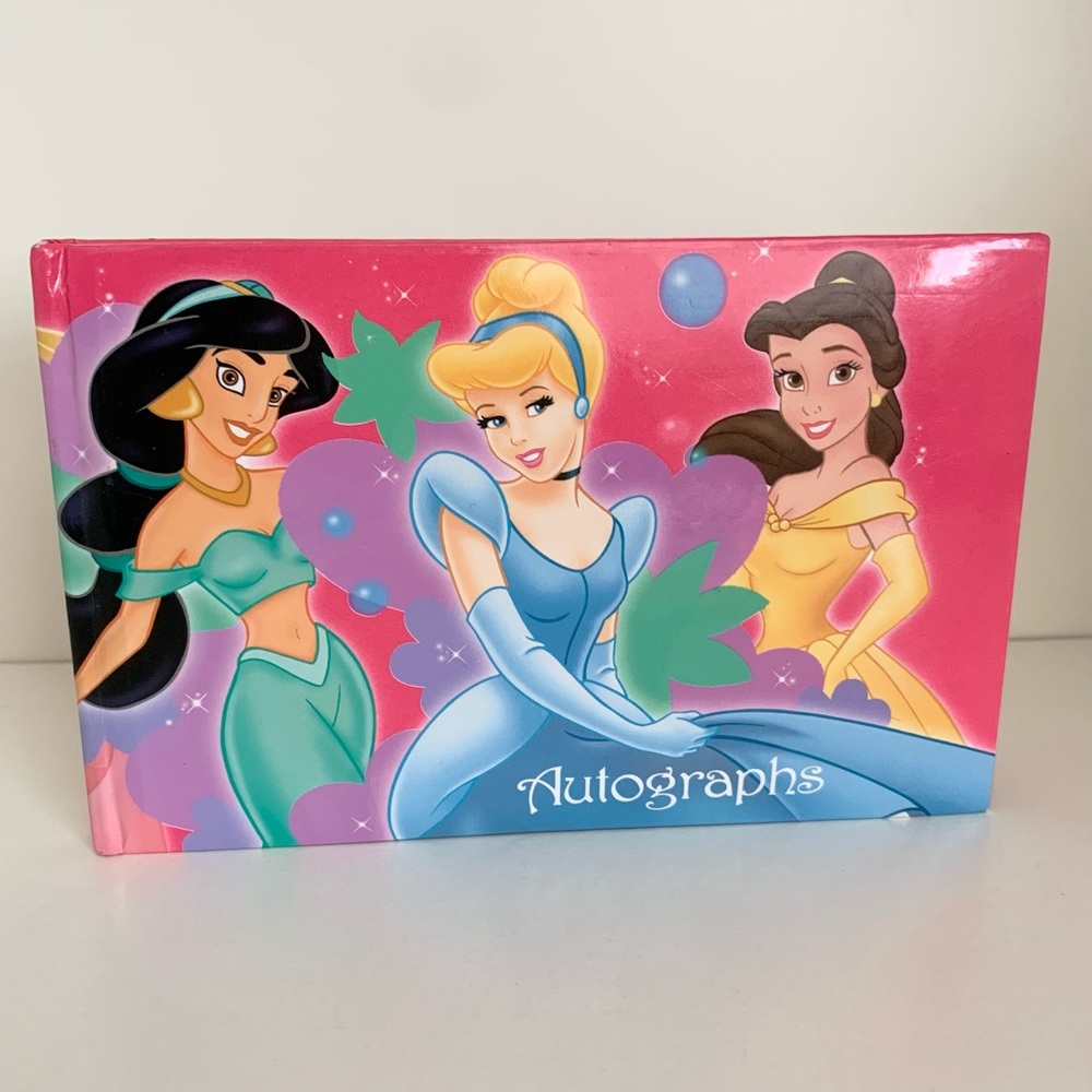 Vintage 90’s Disney princess autograph book